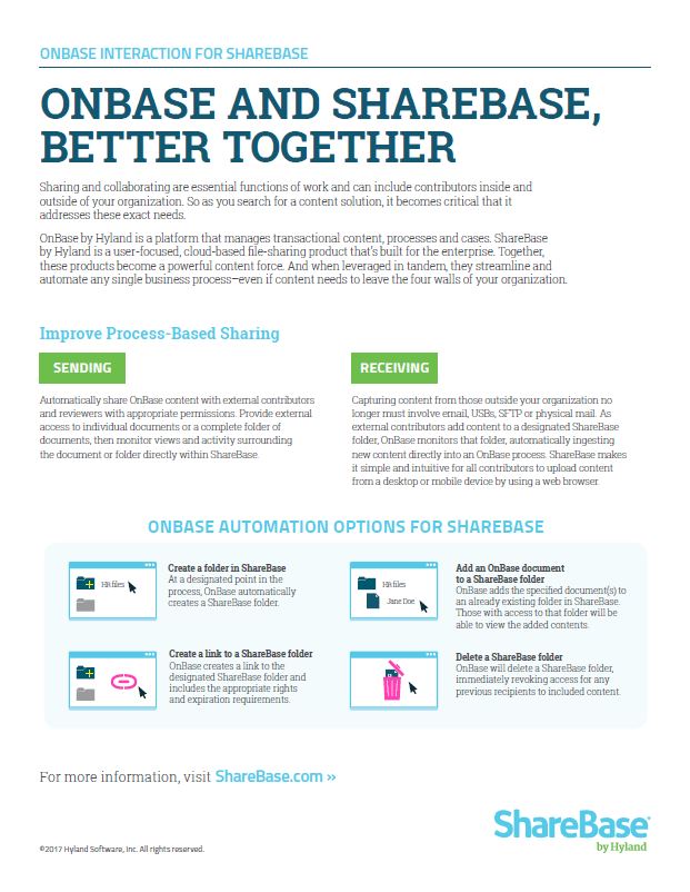 OnBase And ShareBase Better Together Kyocera Software Document Management Thumb, MSA Business Technology, Canon, Kyocera, TN, GA, Copier, Printer, MFP, Sales, Service