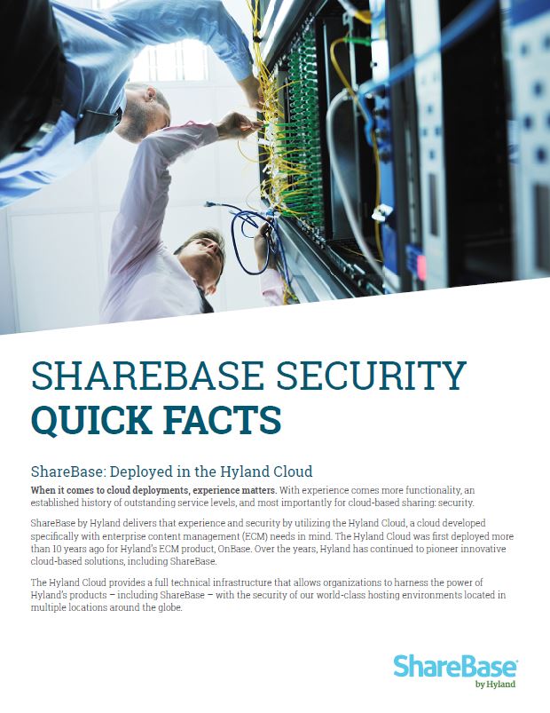Security ShareBase Security Quick Facts Kyocera Software Document Management Thumb, MSA Business Technology, Canon, Kyocera, TN, GA, Copier, Printer, MFP, Sales, Service