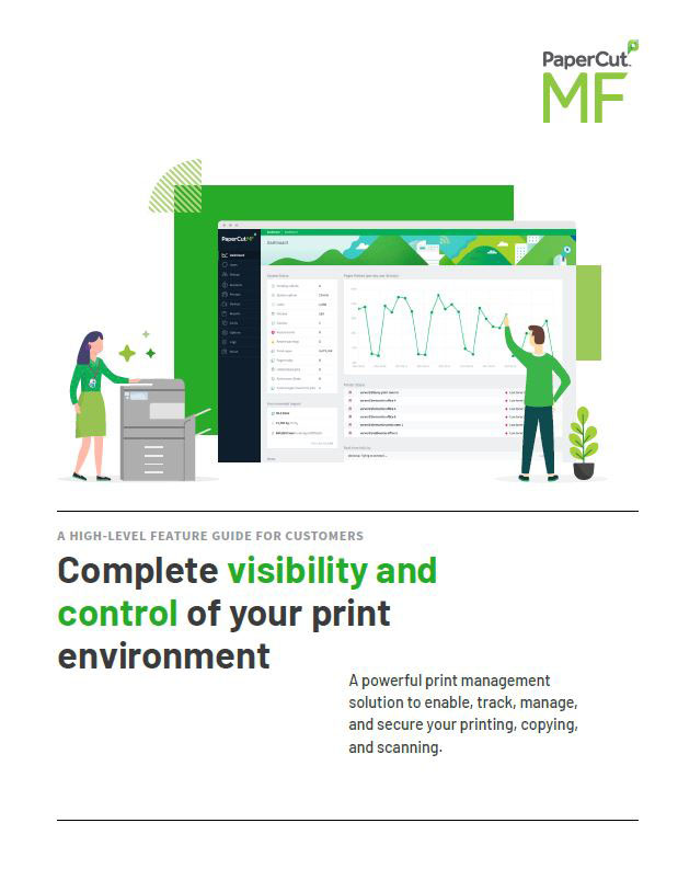 Kyocera Software Cost Control And Security Papercut Mf Brochure Thumb, MSA Business Technology, Canon, Kyocera, TN, GA, Copier, Printer, MFP, Sales, Service