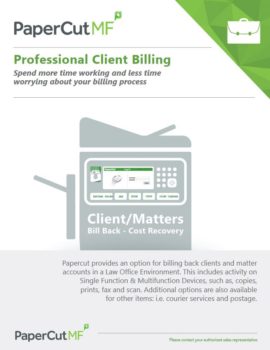 Professional Client Billing Cover, Papercut MF, MSA Business Technology, Canon, Kyocera, TN, GA, Copier, Printer, MFP, Sales, Service